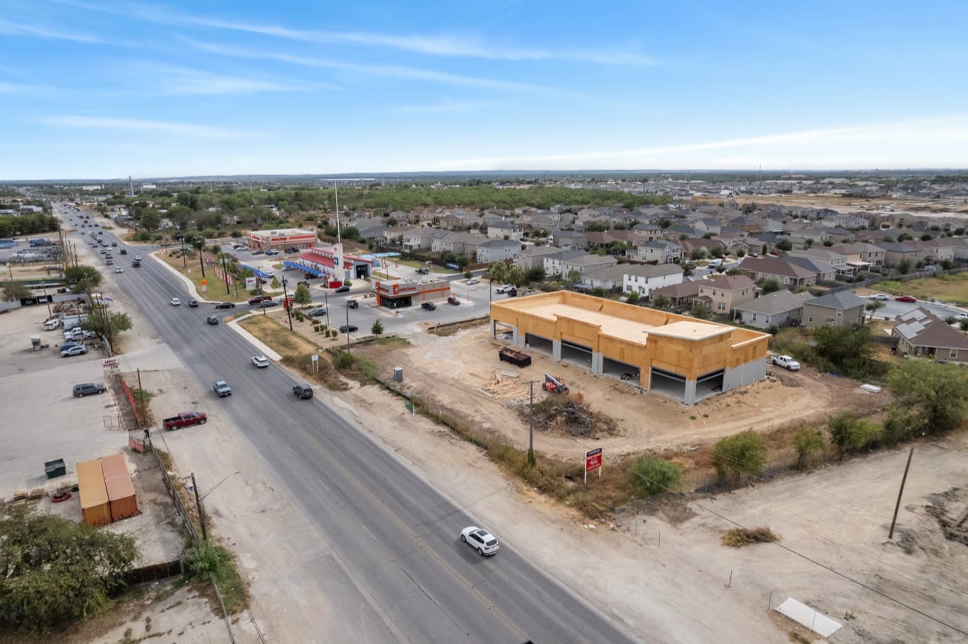 Construction & Development, drone photography in San Antonio, TX
