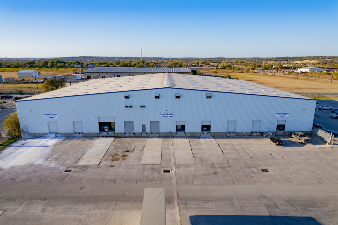 Commercial Real Estate, drone photography in San Antonio, TX