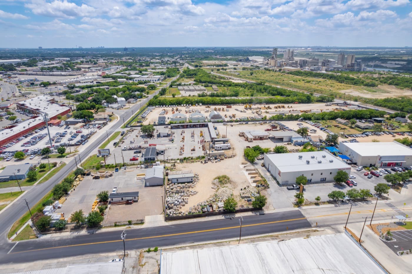 Commercial Real Estate, drone photography in San Antonio, TX