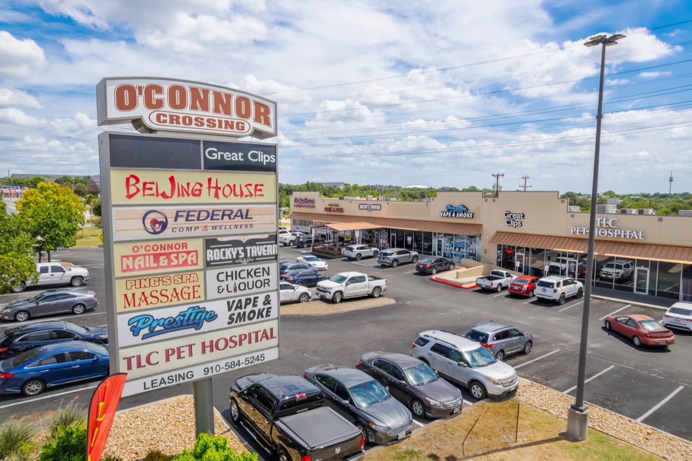 Commercial Real Estate, drone photography in San Antonio, TX