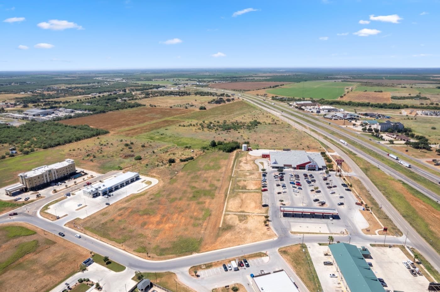 Commercial Real Estate, drone photography in San Antonio, TX